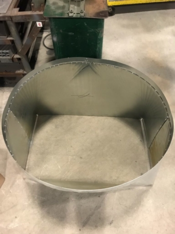 Lake Worth Sheet Metal Fabricated square to round transition