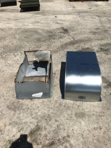 New cover and its' rusted template