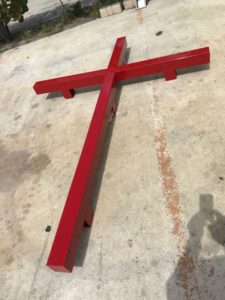 sheet metal cross for church in margate, fl