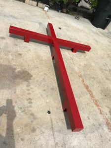 sheet metal cross for church in margate, fl